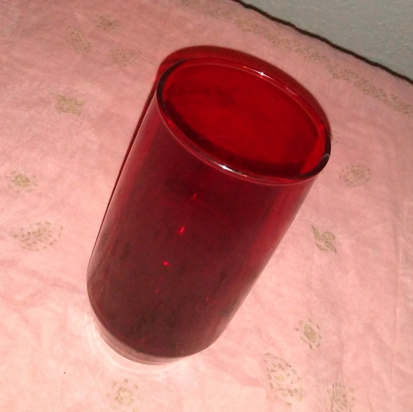 🪷SALE Vintage Royal Ruby Red Ice Tea Glass Anchor Hocking Drink Glasses Barware - Picture 3 of 12